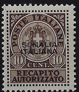 1939 10 cent bruno sovrastampato