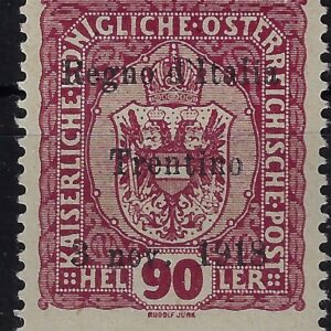 1918 90h lilla rosso d'Austria