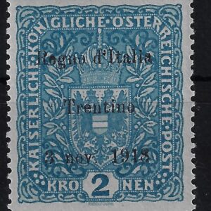 1918 2k azzurro d'Austria