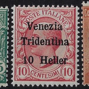 1918 francobolli d'Italia in Heller