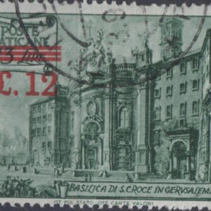1952 Basiliche - soprastampato £. 12 su £.13