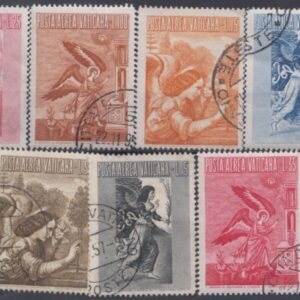1956 Posta Aerea PIO XII Arcangelo Gabriele