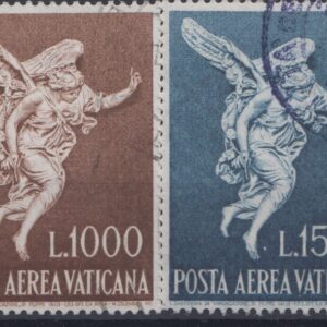 1962 Posta Aerea GIOVANNI XXIII Arcangelo Gabriele