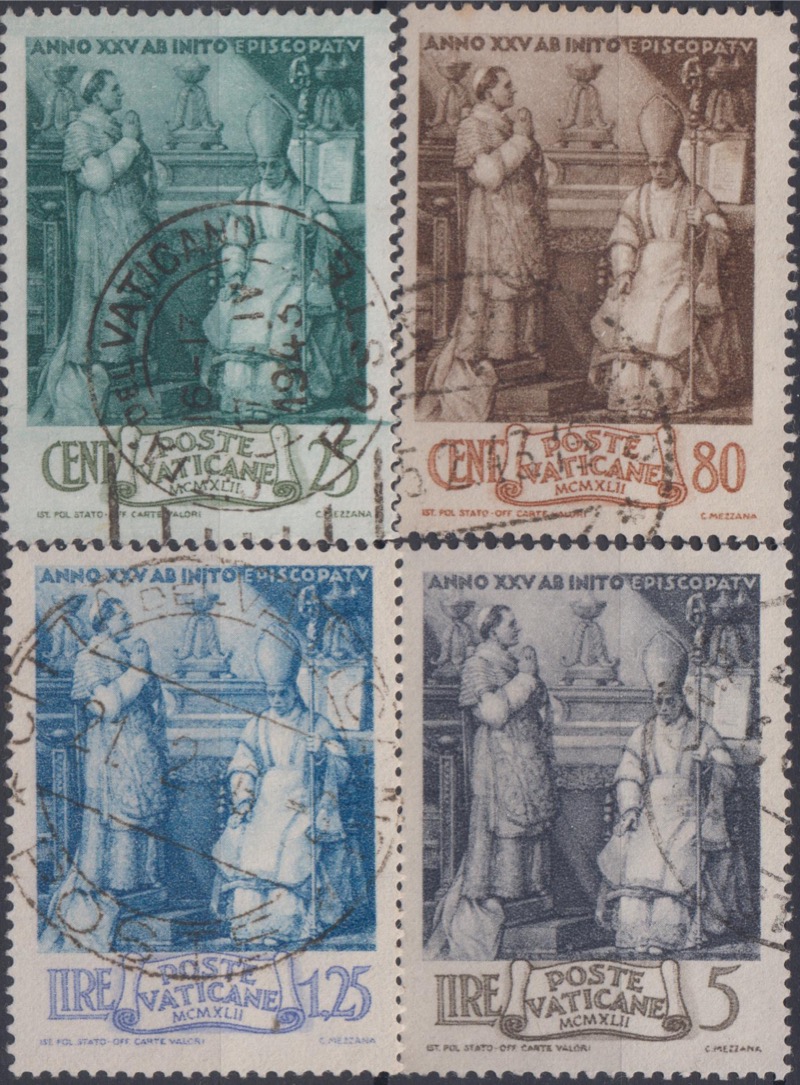 1943 25° anno di Episcopato di Pio XII