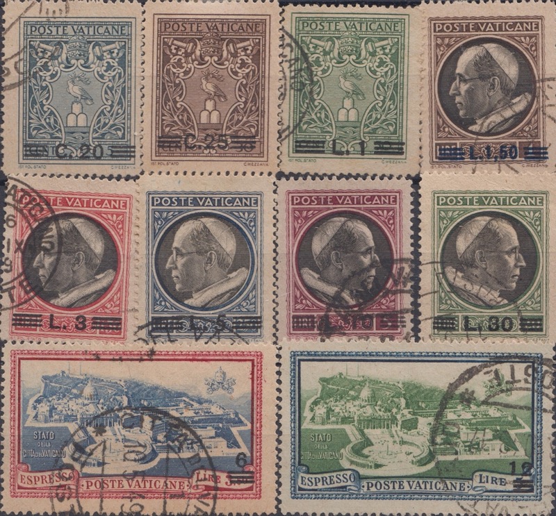 1945 Medaglioncini - 2° serie+Espressi-soprastampati