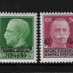 1939 Francobolli Albania Non Emessi