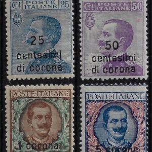 1921 Francobollo d'Italia Soprastampato