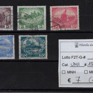 1915 Pro orfani di guerra Unif 138/142