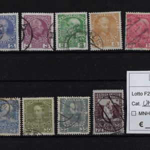 1908 60° Anniversario Regno Francesco Giuseppe Unif 101I/118