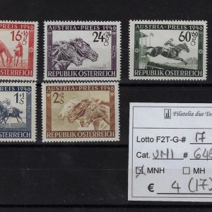 1946 Gran premio ippico di Unif 648/652