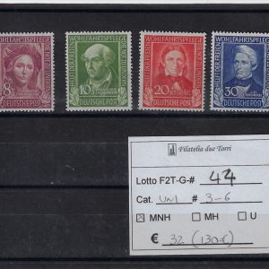 1949 Benefattori dell'umanità Unif dal 4 al 6