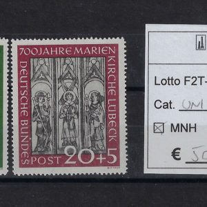 1951 7° Centenario della cattedrale di Lubecca Unif 25/26