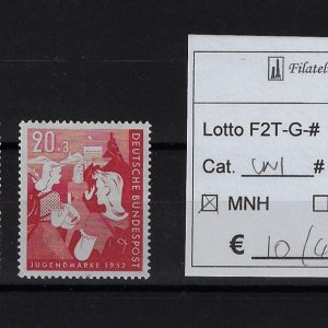 1952 Opere per la gioventù Unif 39/40