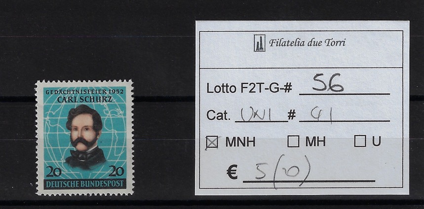 1952 Carl Schurtz Unif 41