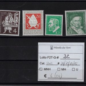 1954 - 1955 Soggetti vari selezione Unif 74-85