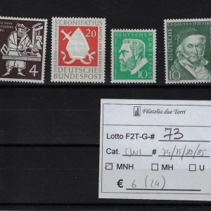1954 - 1955 Soggetti vari selezione Unif 74-86