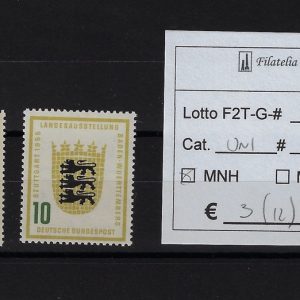 1955 Mostra Stoccarda Unif 89/90