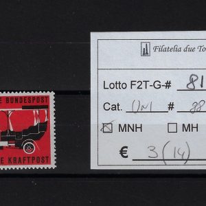 1955 Servizio auto postale Unif 87