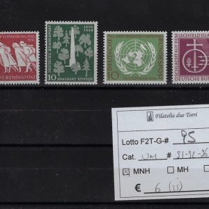 1955 Soggetti vari selezione Unif 91-97