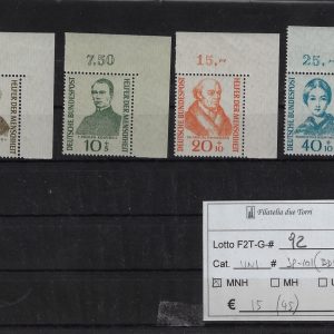 1955 Benefattori dell'umanità Unif 98/101