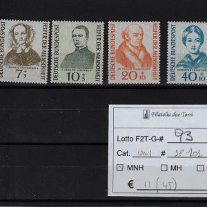 1955 Benefattori dell'umanità Unif 98/101