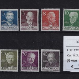 1952 - 1953 Berlinesi celebri Unif 77/86