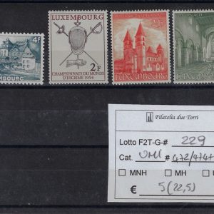 1953 Soggetti diversi selezione Unif 472/474 + 482