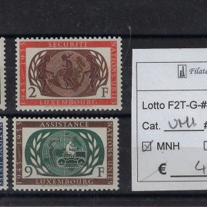 1955 Carta Nazioni Unite Unif 496/498