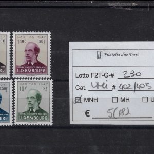 1947 Caritas Unif 402/405