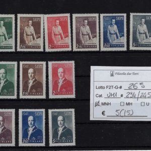 1941 Soggetti vari selezione Unif 234/245