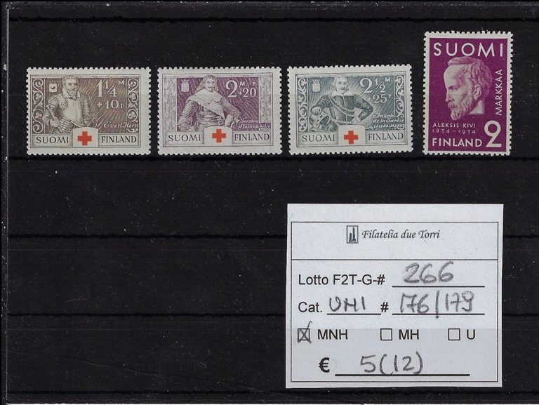 1934 Croce rossa e Kivi Unif 176/179