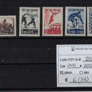 1938 Soggetti vari selezione Unif 200/204