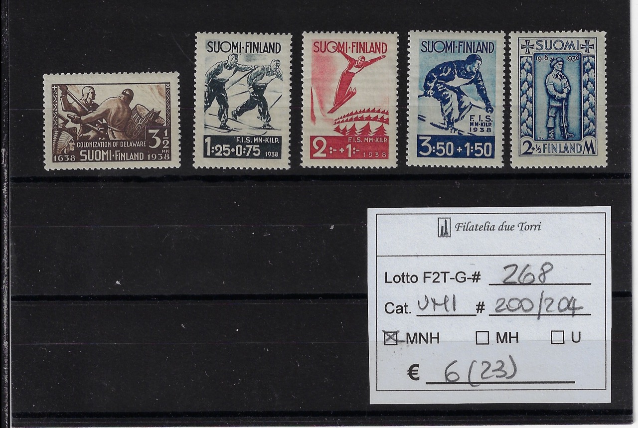 1938 Soggetti vari selezione Unif 200/204