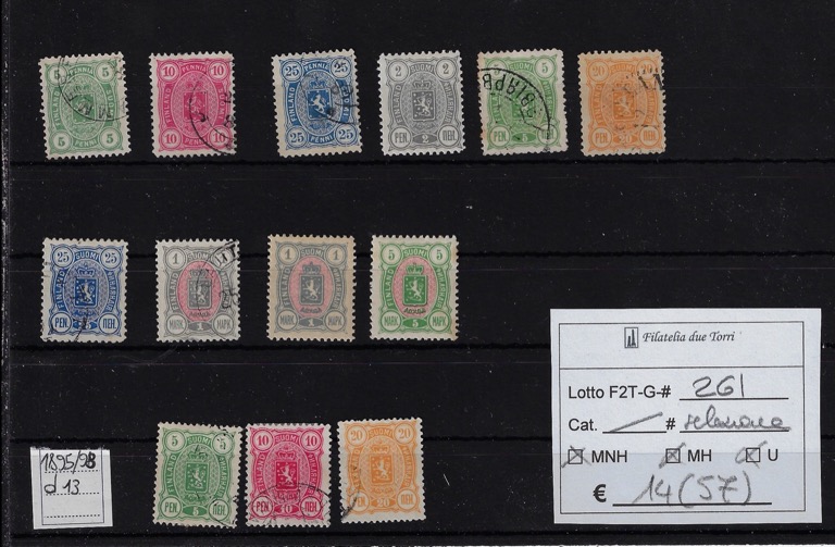 1880 - 1898 Stemma selezione Unif numeri vari