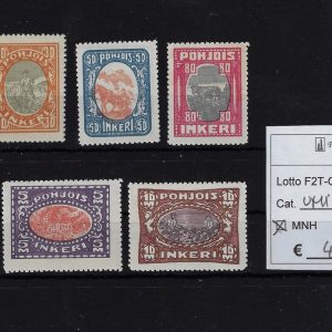 1920 Ingria Soggetti vari Unif da 8 a 14