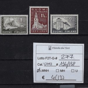 1936 Pro Croce Rossa Unif 186/188