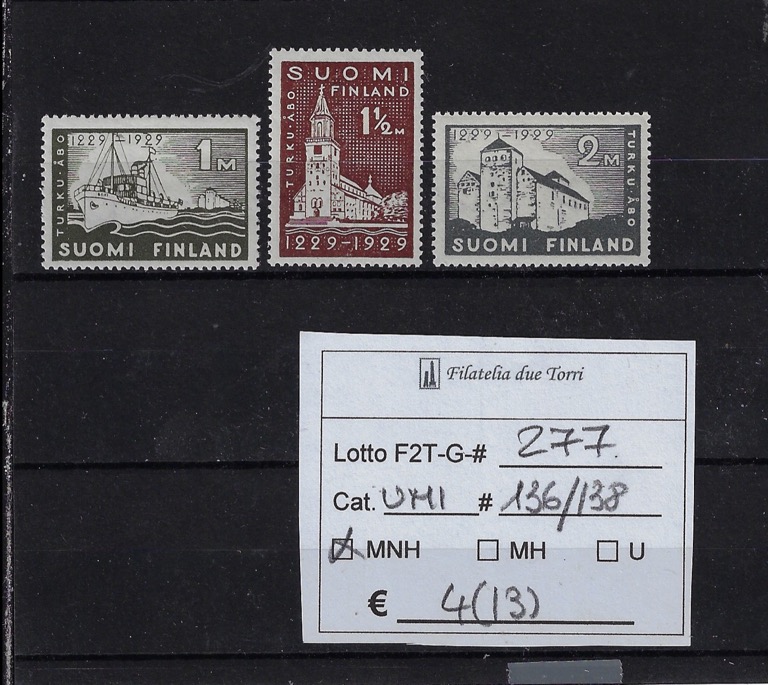 1936 Pro Croce Rossa Unif 186/188