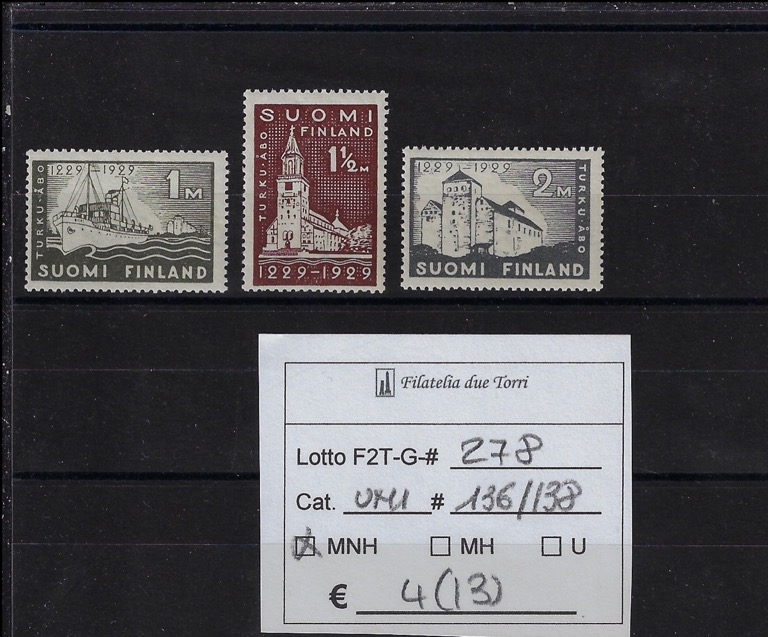 1936 Pro Croce Rossa Unif 186/188