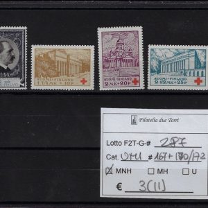 1930 Pro Croce Rossa Unif 156/158