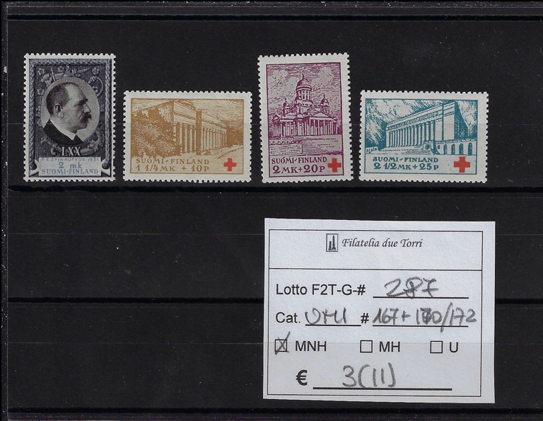 1930 Pro Croce Rossa Unif 156/158