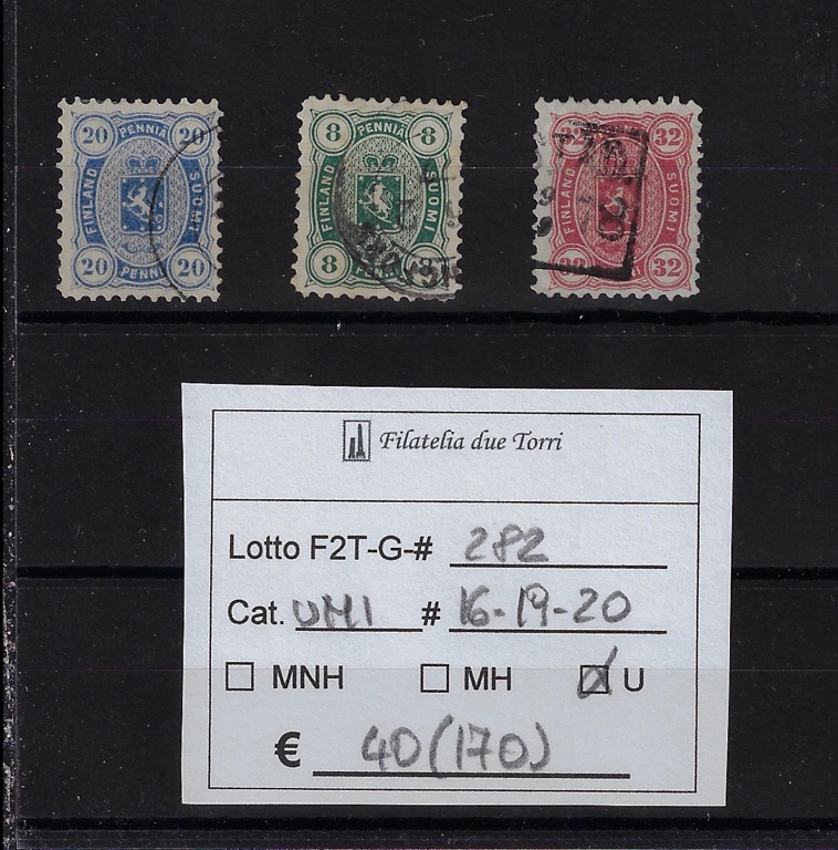 1875 - 1881 Stemma selezione Unif 16-19-20