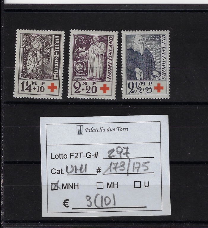 1933 Pro Croce Rossa Unif 173/175