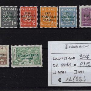 1942/3 Soggetti vari Unif 8/15