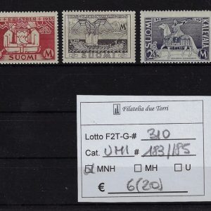 1935 Kalevala Unif 183/185