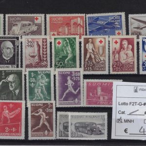 1945 - 1960 Soggetti vari selezione Unif numeri vari