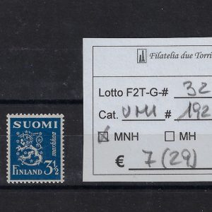 1937 Leone rampante Unif 192/193