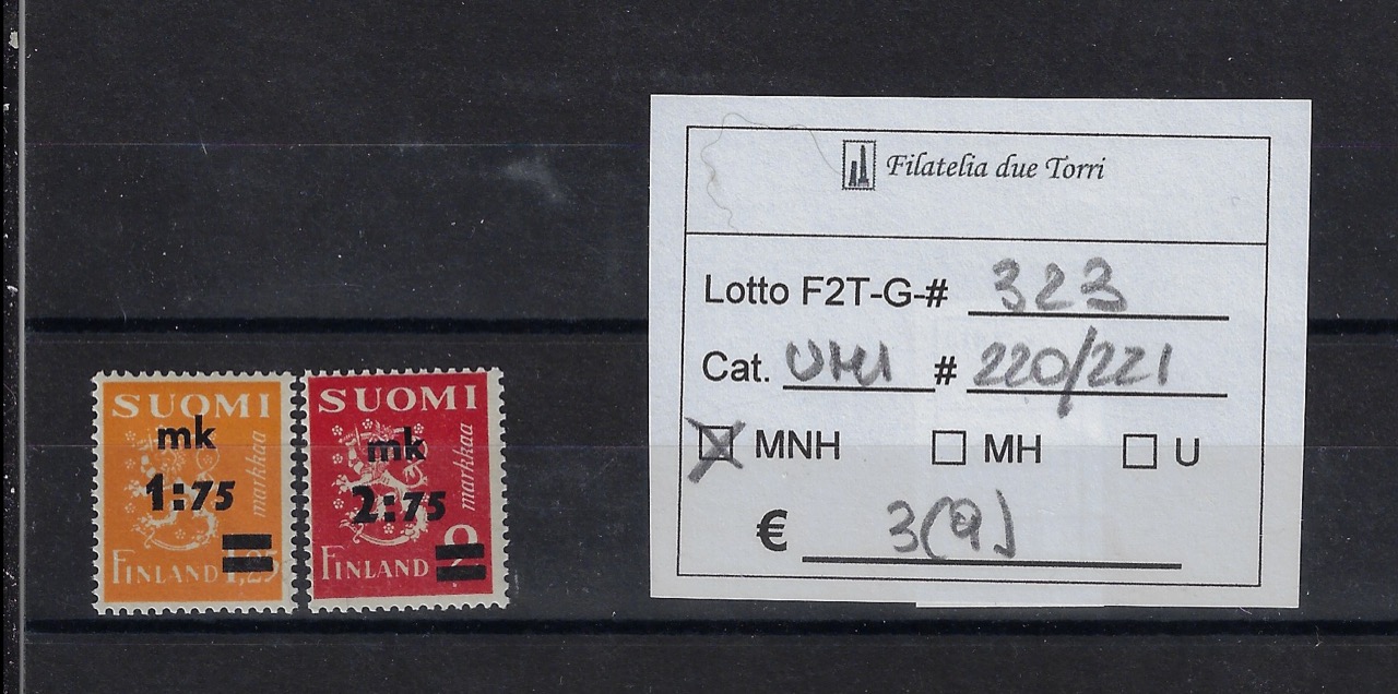 1937 Leone rampante Unif 220/221
