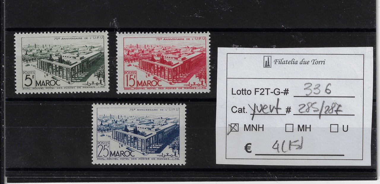 1949 U.P.UYvert & Tellier 285/287