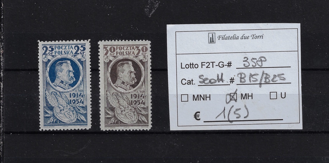 1933 Legione Polacca Scott 263/264