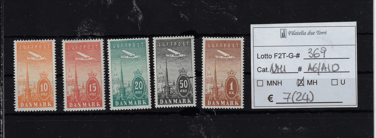 1934 Posta Aerea Unif A6/A10